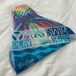 Fin Fun Mermaid Tails for Swimming with Reinforced Tips and Monofin